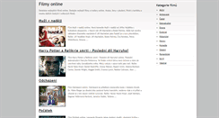 Desktop Screenshot of filmy.online-porady.cz